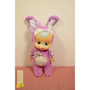Cry Babies Tiny Cuddles Purple Bunny Baby Doll
